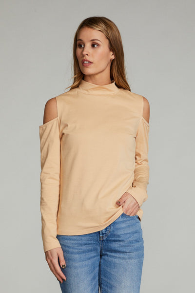 Cold shoulder long sleeve top - Miss Sparkling