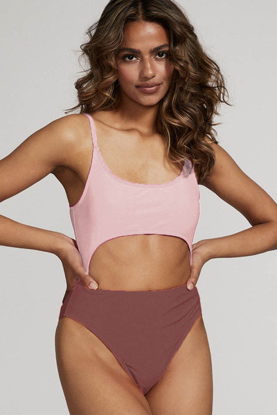 Cut out one piece swimsuit - Miss Sparkling