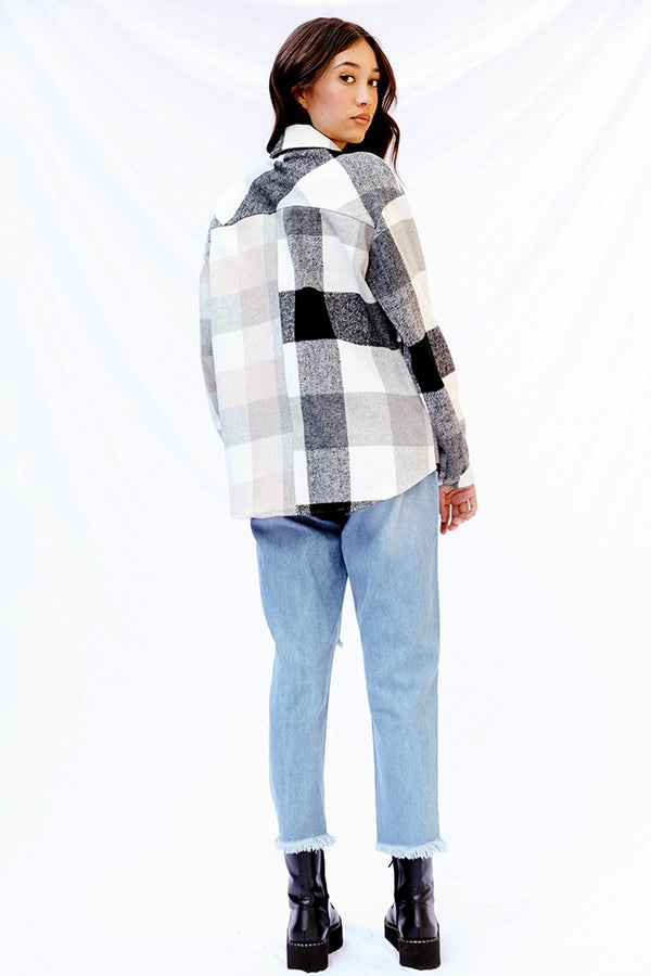 Two tone plaid flannel - Miss Sparkling