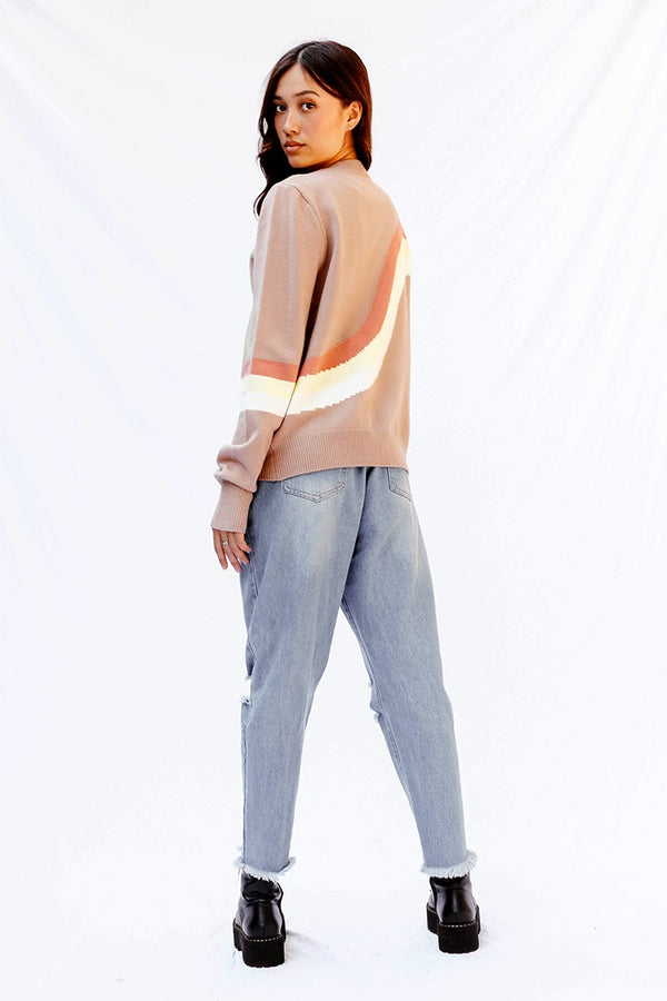 Retro stripe sweater - Miss Sparkling