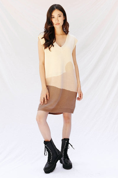 Sunset sweater dress - Miss Sparkling