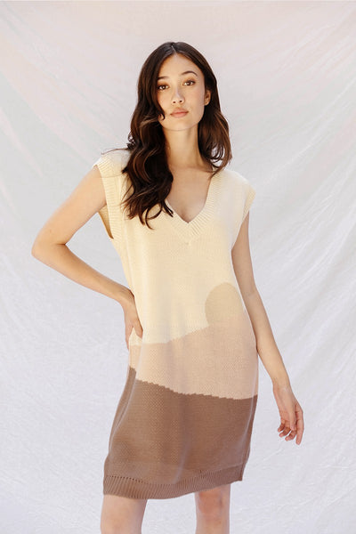 Sunset sweater dress - Miss Sparkling