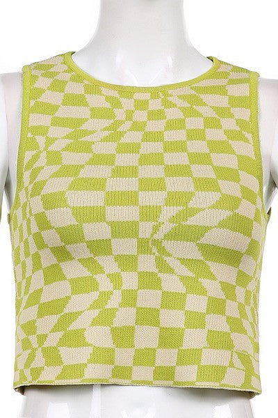 Knitted tank top