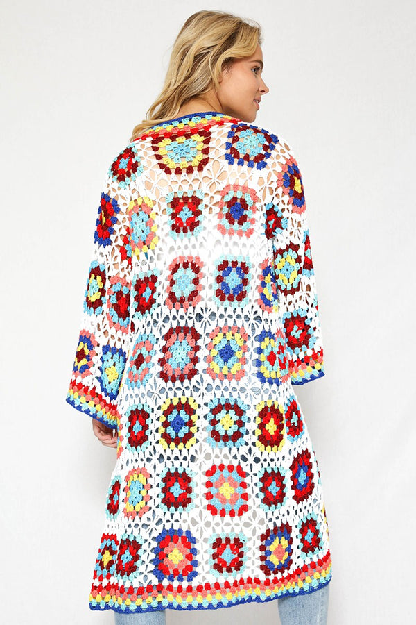 Tiled crochet cover up - Miss Sparkling