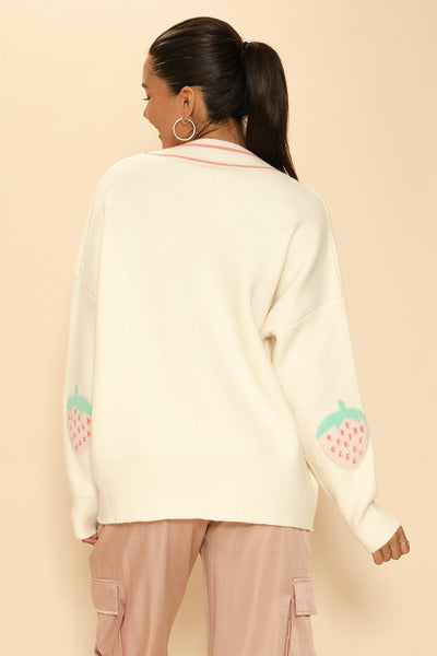 Varsity Novelty Cardigan - Miss Sparkling