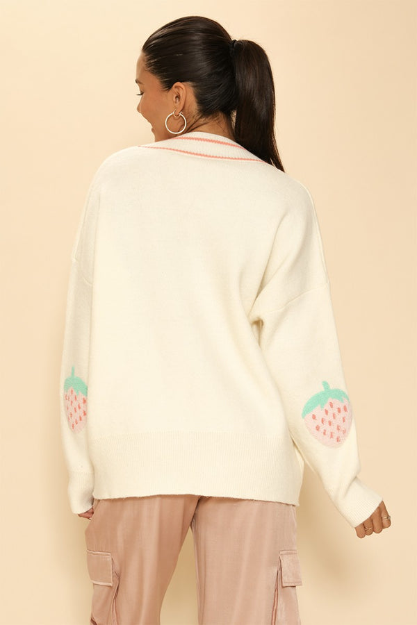 Varsity Novelty Cardigan - Miss Sparkling