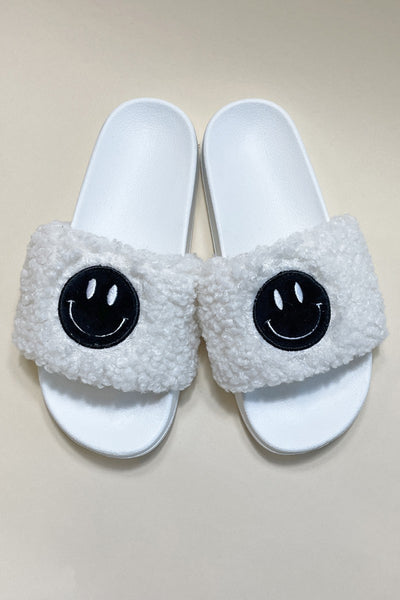 Novelty Sherpa Slides - Miss Sparkling