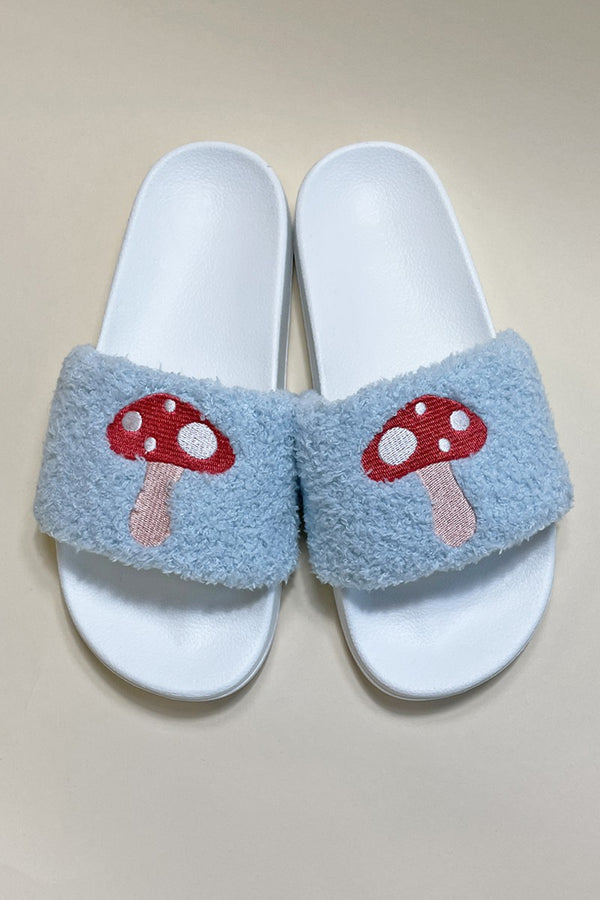 Novelty Sherpa Slides - Miss Sparkling