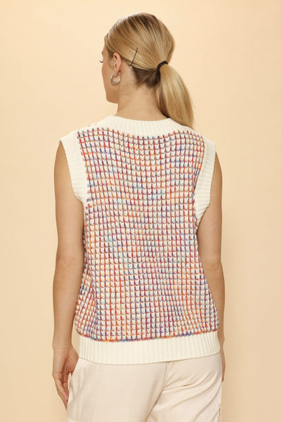 Multicolor knit vest - Miss Sparkling