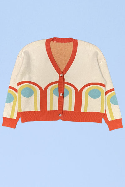 Retro Arch Cardigan - Miss Sparkling