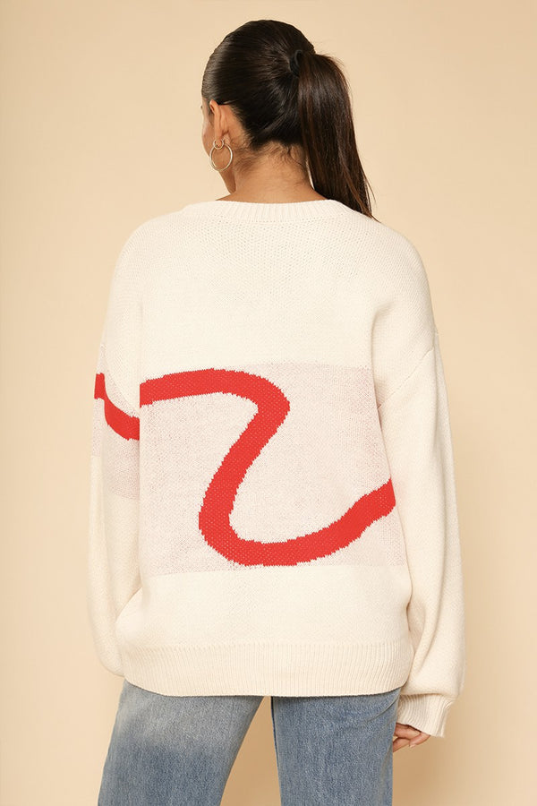 Lipstick cardigan - Miss Sparkling