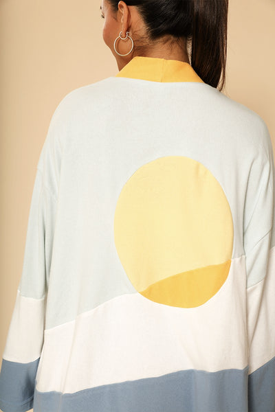 Sunset terry cloth novelty robe - Miss Sparkling