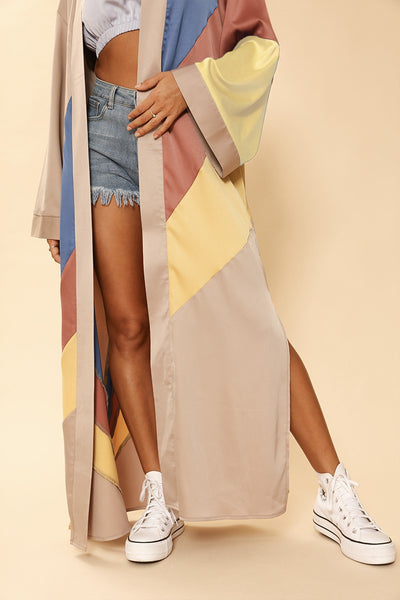 Retro stripe Kimono - Miss Sparkling