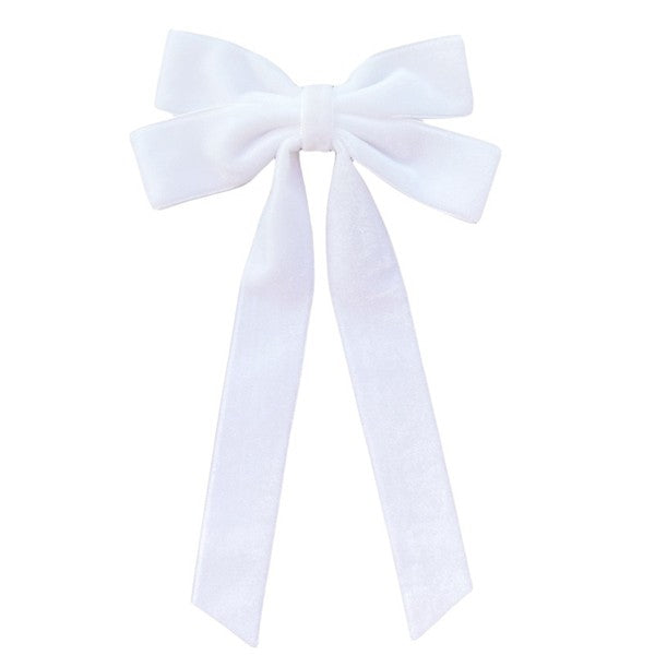 Velvet hair bow