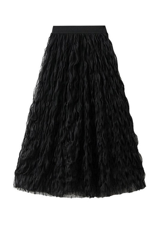 Midi Mesh Skirt