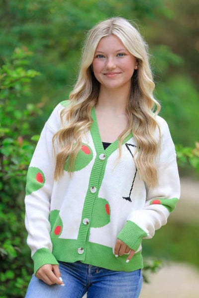 Martini Olive Cardigan