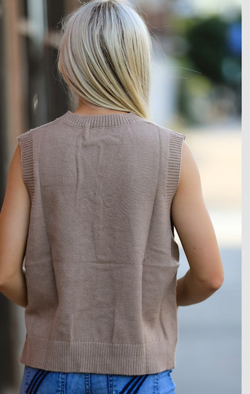 Women's Spring/Fall V-Neck Knit Vest