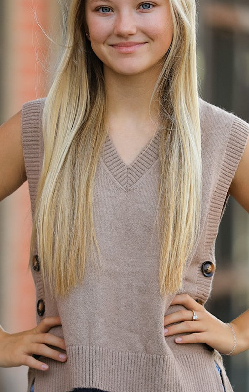 Women's Spring/Fall V-Neck Knit Vest