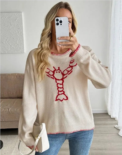 Lobster Pullover Sweater