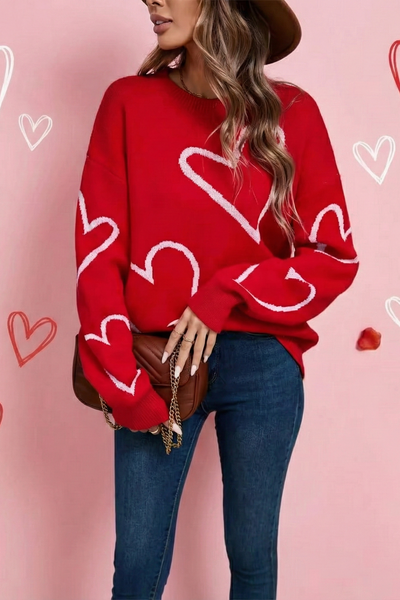 Heart sweater