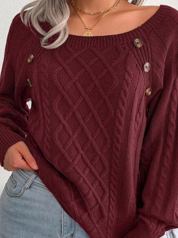 Square Neck Sweater