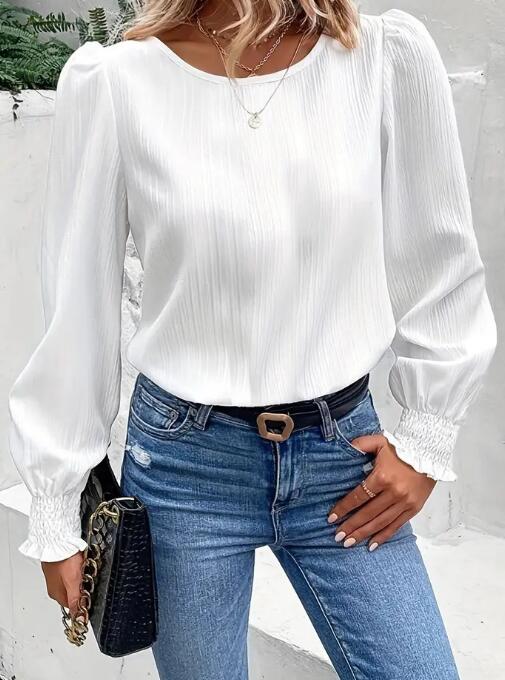 Long sleeve blouse