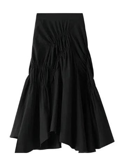 Ruffled layered skirt