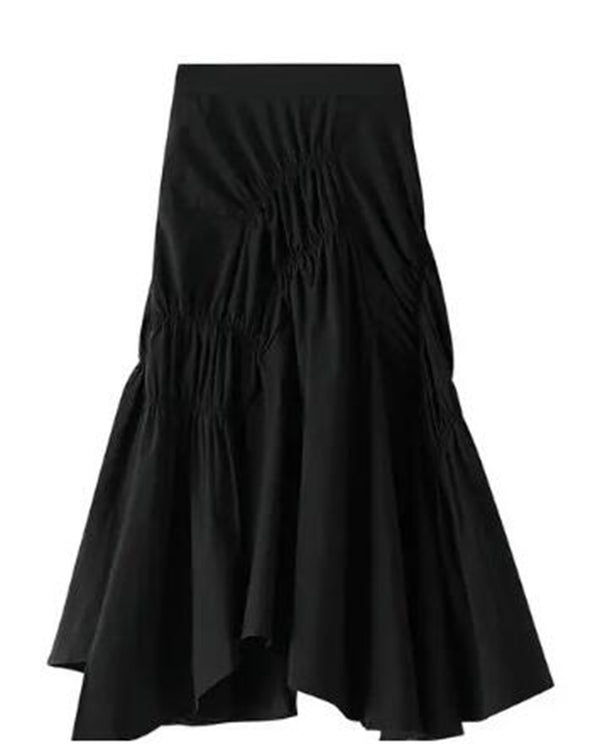 Ruffled layered skirt