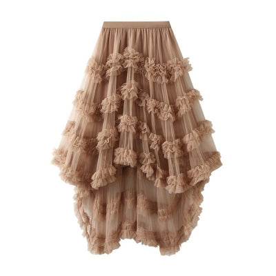 Ruffle tiered skirt