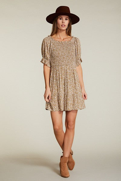 Floral smocked dress - Miss Sparkling