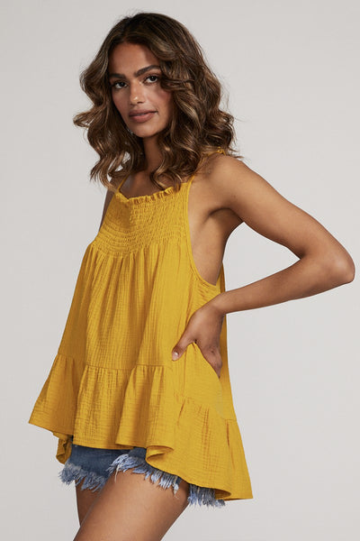 Smocked yoke tank - Miss Sparkling