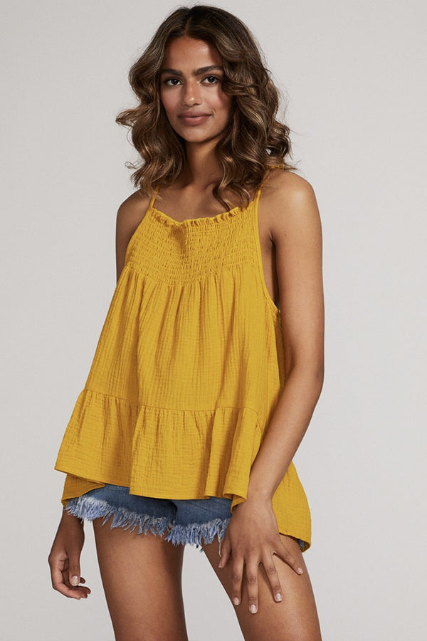 Smocked yoke tank - Miss Sparkling