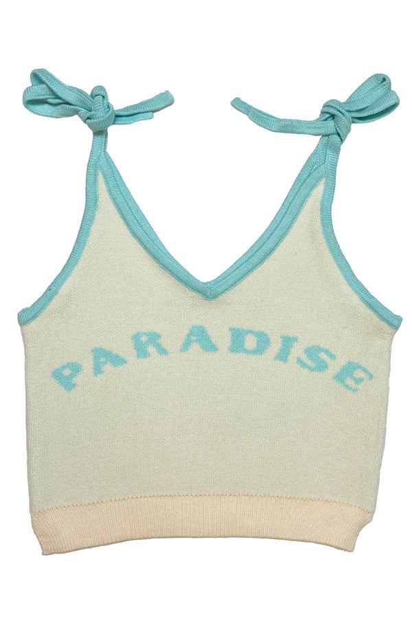 Tie strap sweater tank - Miss Sparkling