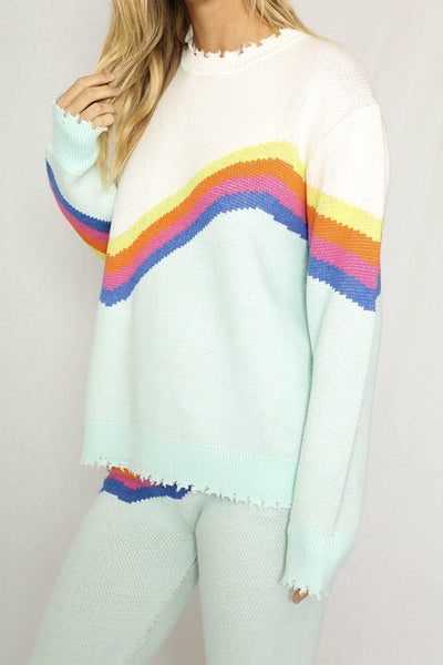 Retro stripe sweater - Miss Sparkling