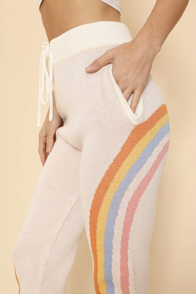 Retro stripe joggers - Miss Sparkling