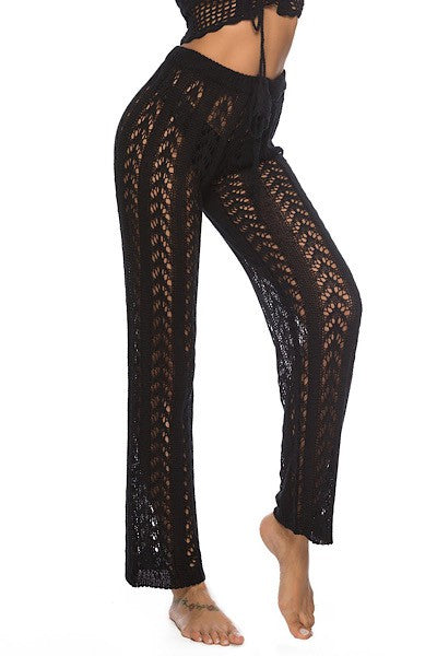 Miss Sparkling Knit Cover Up Pants