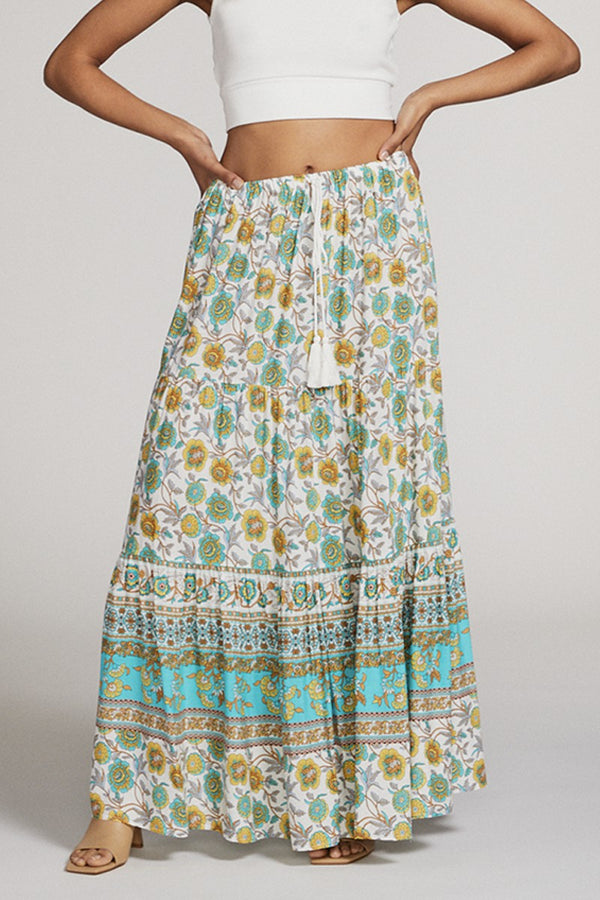 Printed maxi skirt - Miss Sparkling