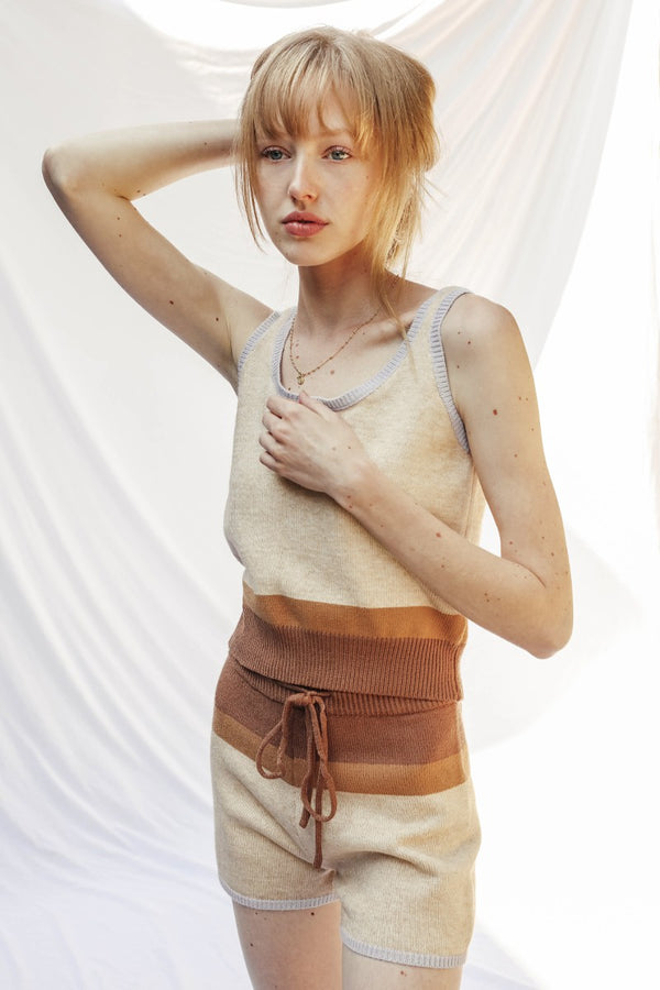 Knit color block set - Miss Sparkling