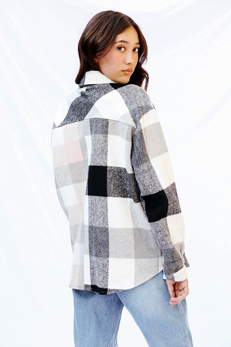 Two tone plaid flannel - Miss Sparkling