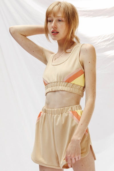 Retro lounge shorts set - Miss Sparkling