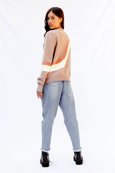 Retro stripe sweater - Miss Sparkling