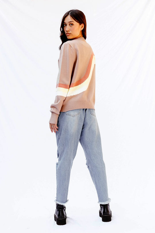 Retro stripe sweater - Miss Sparkling