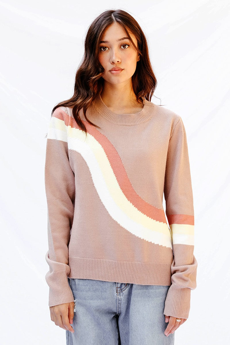 Retro stripe sweater - Miss Sparkling