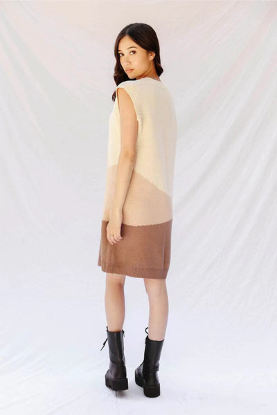 Sunset sweater dress - Miss Sparkling