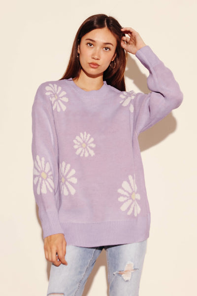 Daisy flower sweater - Miss Sparkling