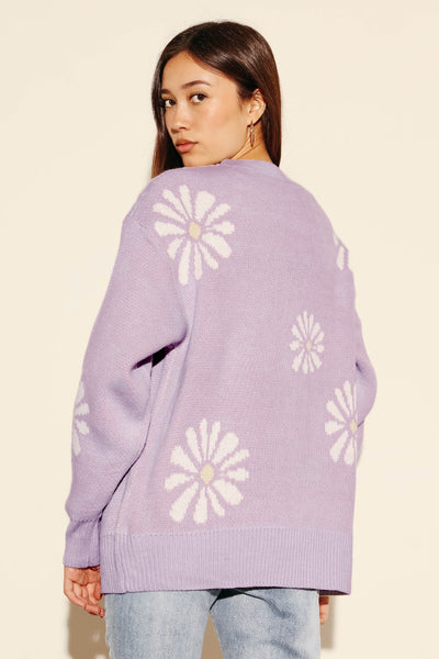 Daisy flower sweater