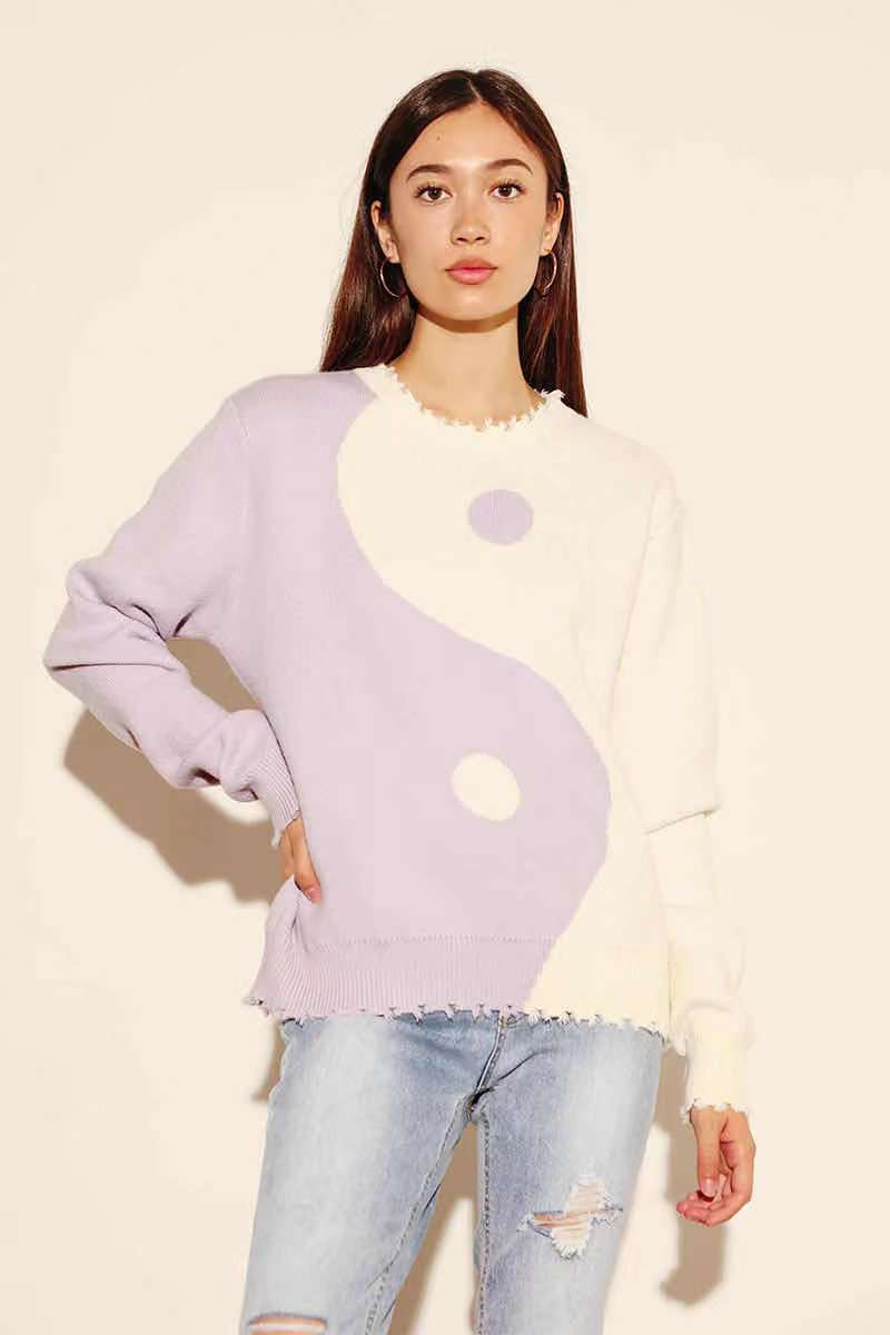 Yin yang sweater - Miss Sparkling