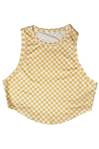 Checkered crop top - Miss Sparkling