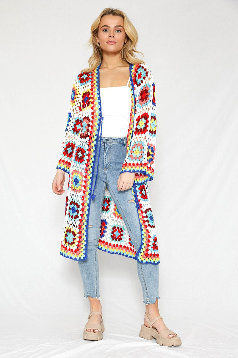 Tiled crochet cover up - Miss Sparkling