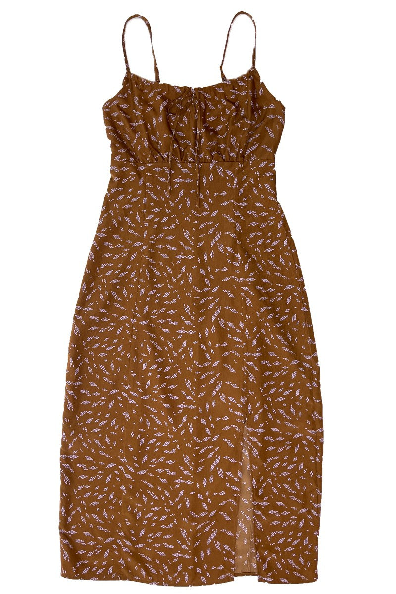 Front Slit Maxi Dress